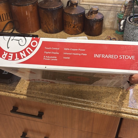 Chef’s Counter Infrared Digital Stove New In BOX size 16x4xx13 - Picture 4 of 6